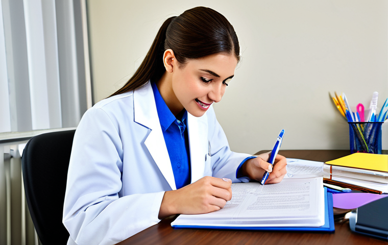 Dental Hygienist Exam Prep**

"A focused student studying dental hygiene materials, textbooks and notes spread across a desk, highlighting key information, fully clothed, safe for work, appropriate content, professional, perfect anatomy, correct proportions, natural pose, modern study environment, well-lit."

**