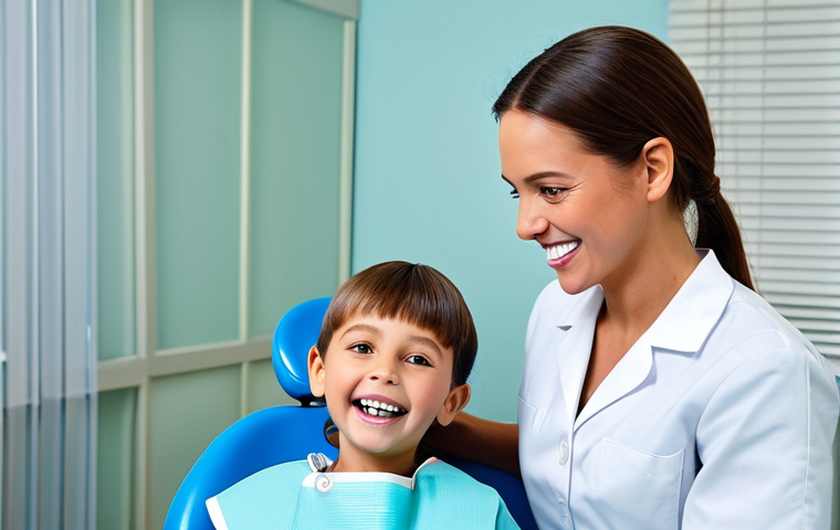 **

A friendly and professional dental hygienist, fully clothed in appropriate attire, demonstrating proper brushing techniques to a child in a bright and welcoming dental clinic, safe for work, appropriate content, perfect anatomy, family-friendly, high-quality rendering.

**