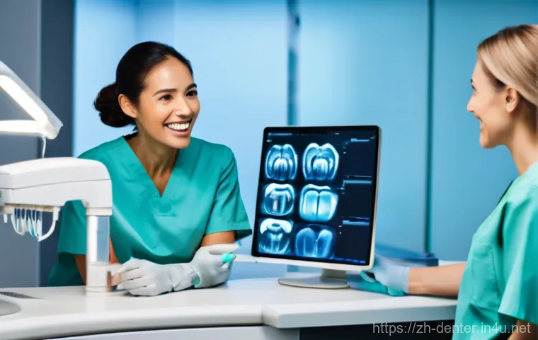 치과위생사 이직 면접 준비 전략 - **Prompt:** A compassionate female dental hygienist, mid-30s, with a friendly smile, engaging with a... 치과위생사 이직 면접 준비 전략 - **Prompt:** A compassionate female dental hygienist, mid-30s, with a friendly smile, engaging with a...