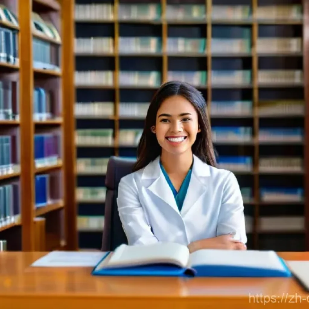 치과위생사 대학원 진학 성공 사례 - **Prompt: The Aspiring Dental Hygienist's Study**
"A dedicated female dental hygienist, in her l...